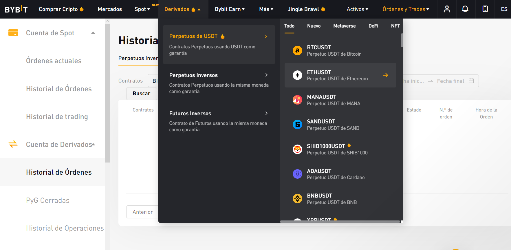 Derivados de criptomonedas Bybit en Ecuador Derivados de criptomonedas Bybit en Ecuador