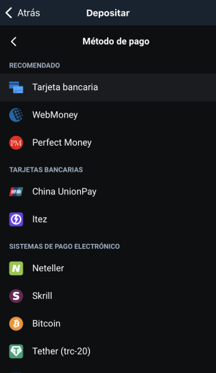 Recarga tu depósito de la forma que más te convenga Recarga tu depósito de la forma que más te convenga
